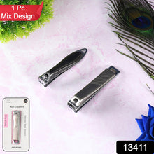 Stainless Steel Folding Portable Large Nail Clippers Nail File (1 Pc / Mix Design)